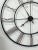 Metal Vintage Industrial Howard Miller "Postema" 49" Oversized Wrought-Iron Wall Clock For Sale - Image 7 of 14