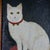 Bring an eclectic touch of Americana into your home with this striking vintage reproduction of "Tinkle, A Cat," originally...