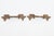 Vintage French Provincial style drawer pulls made of brass with a patina finish. The original mounting screws are not...