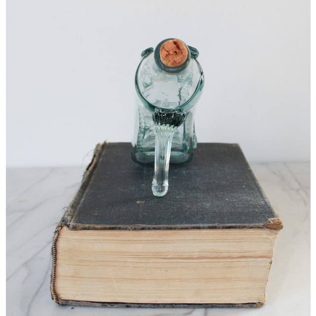 Vintage Art Glass High Heel Shoe Decanter For Sale - Image 9 of 17