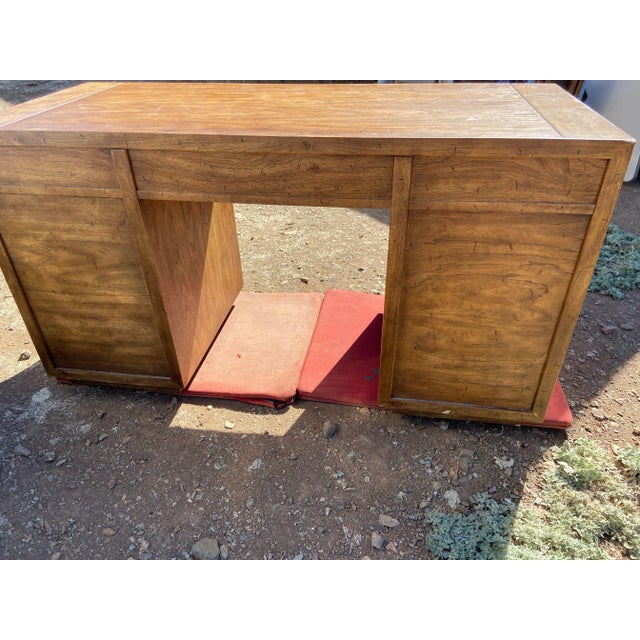 Vintage Mid Century Modern Drexel Campaign Desk For Sale In Sacramento - Image 6 of 12