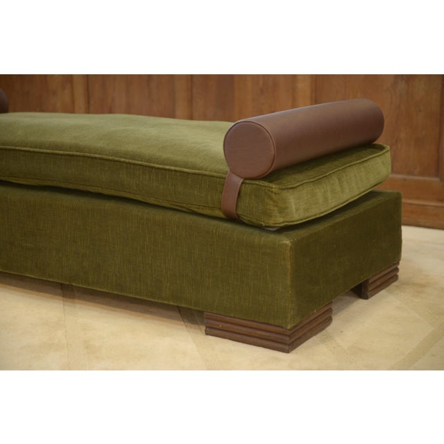 Daybed in the style of Eugène Printz, 1940s For Sale - Image 11 of 13