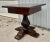 Rustic Rustic Mahogany Pedestal Foyer Center Table For Sale - Image 3 of 12