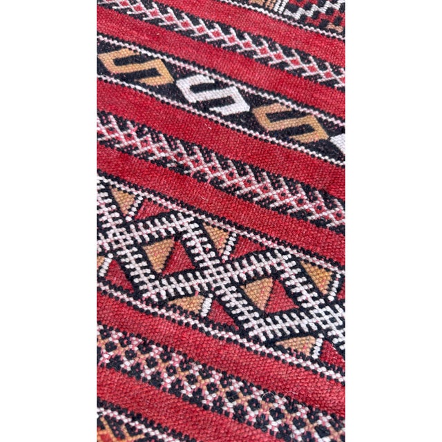 Kilim Vintage Moroccan Rug - 2'11" X 5'6" Ft For Sale - Image 9 of 10