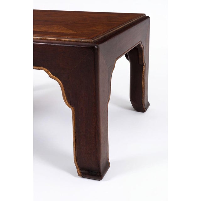 Wood John Stuart Coffee Table With Geometric Veneered Top, C. 1960s For Sale - Image 7 of 13