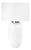 Kyoto Ceramic Table Lamp, White For Sale