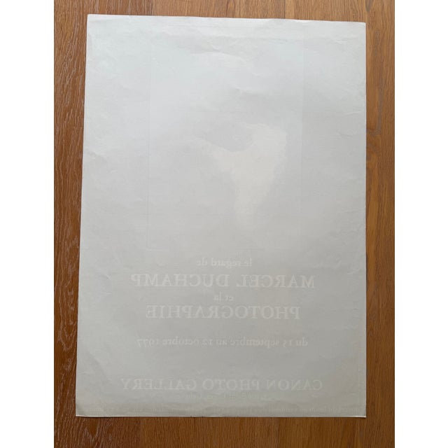 Black Gerald Minkoff, Marcel Duchamp's Perspective on Photography, 1977, Print For Sale - Image 8 of 9
