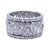 Vintage Platinum Diamond Eternity Band, Size 7 For Sale - Image 4 of 7
