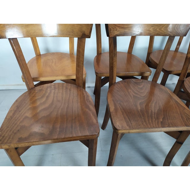 Tan Vintage Bistro Chair, 1950s For Sale - Image 8 of 18