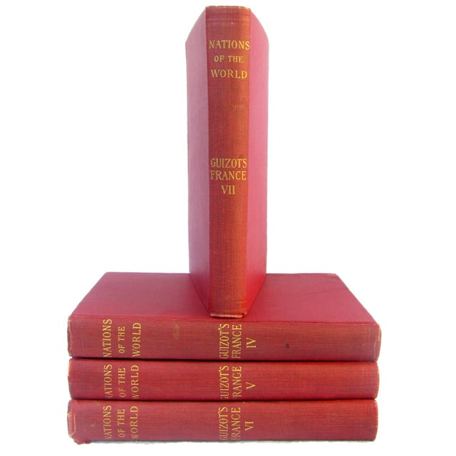 Late 19th Century 1898 Edition "Nations of the World: Guizot's France", Set of 4 For Sale - Image 5 of 5