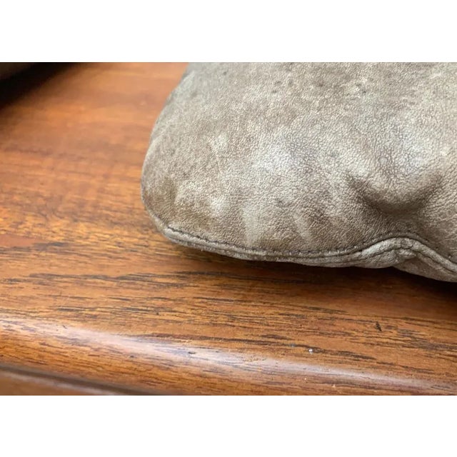 Animal Skin Norwegian Siesta Lounge Chair Footstool Ottoman Leather Cushion by Ingmar Relling for Westnofa For Sale - Image 7 of 10