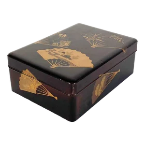 Japanese Meiji Lacquered Box, Circa 1870