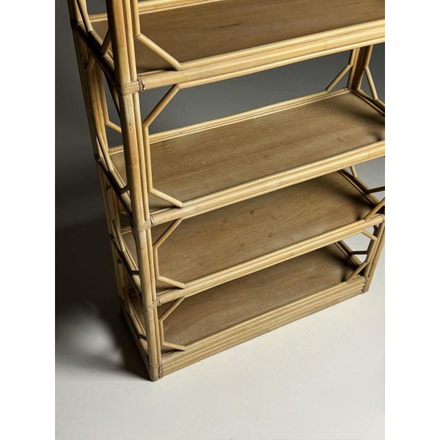 Vintage Bamboo Bookcase, France 1980 For Sale - Image 15 of 18