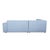 Jagger Corner Sofa in Light Blue Fabric from Rivera Maison For Sale - Image 9 of 10