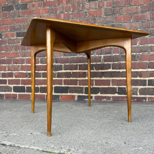 Mid 20th Century Mid Century Modern Walnut Game Table by Erik Christensen for Selig For Sale - Image 5 of 12