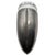 One brushed aluminum Streamline Art Deco wall sconce featuring a round body with a lucite cutout for accent lighting along...