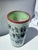 Glass Unique Art Glass Vase With Graal Technique Drawings and Pink Rim For Sale - Image 7 of 14
