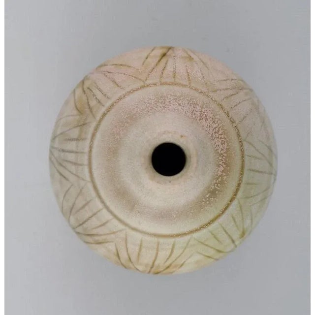 Miniature Ceramic Vase by John Andersson for Höganäs For Sale - Image 4 of 6