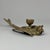 A delightful small bronze sculpture serving as a candle holder (cider candle), dating back to the 1950s. An object with...
