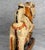 Vintage Hindu Gajasimha Foodog Lion W/ Elephant Painted Sculpture - 12" For Sale - Image 12 of 14