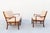 Expertly restored “Colonial” Lounge Chair and Sofa / Settee set by Ole Wanscher, made in Denmark by Peter Jeppesen. The...