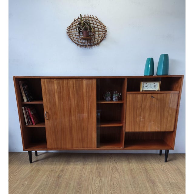 Modernist Wooden Sideboard, 1970s For Sale - Image 6 of 18
