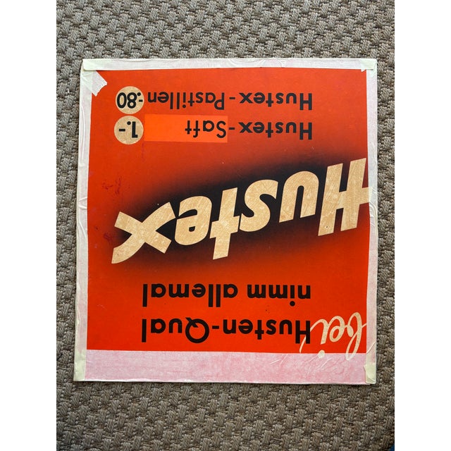 1940s European Alps Oil Painting on Old Advertisement Board For Sale - Image 10 of 11