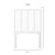 Modern Liam Standard Bed Twin - Regatta Blue For Sale - Image 3 of 12