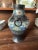 Metal 19th Century Japanese Bronze Cloisonne Vase With Handles For Sale - Image 7 of 11