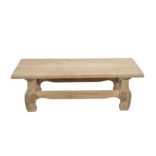 Coffee Table in Raw Wood For Sale