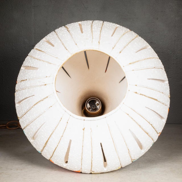 Metal Fratelli Fanciullacci Pendant Light c.1960 For Sale - Image 7 of 9