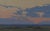 "Held in Stillness Study" is an oil on mounted linen landscape painting by Michael Magrin, completed in 2026. The sky...