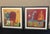 Yellow Karen Hoepting Signed "Spirit Leaf" Framed Animal Prints - Edition 65/200 - Pair For Sale - Image 8 of 17