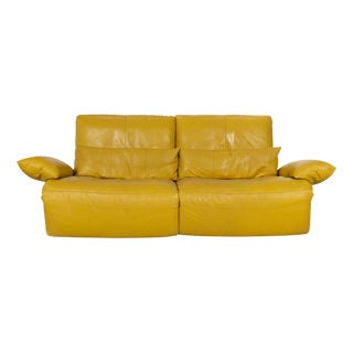 Easy Two-Seater Sofa in Leather from Koinor For Sale