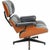 Set of Lounge Chair and Ottoman in Black Leather by Charles and Ray Eames, 1990s For Sale - Image 17 of 18