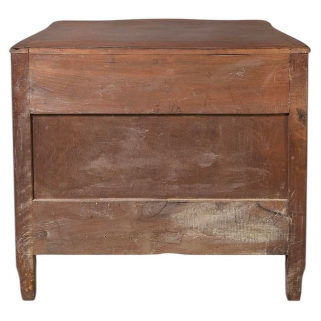 1920s Early 20th Century Louis XV Style Walnut Three-Drawer Commode For Sale - Image 5 of 5