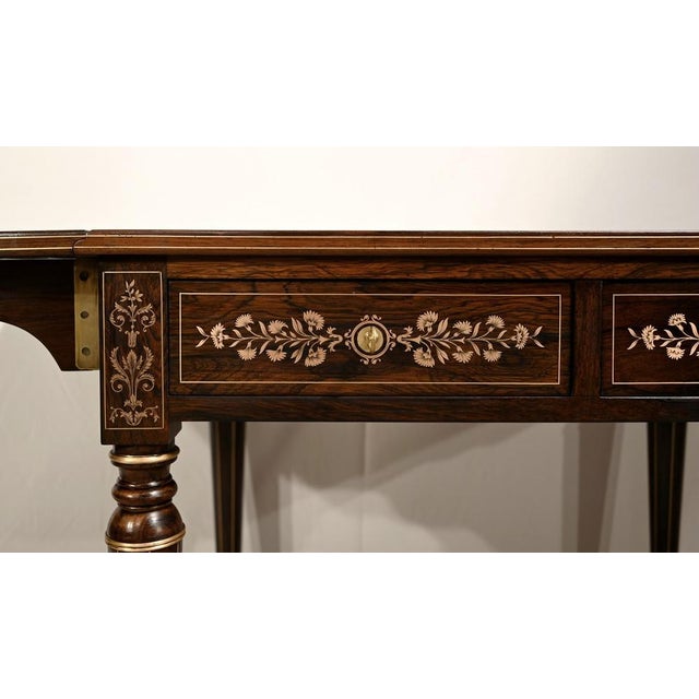 Napoleon III Table in Louis XVI Style For Sale - Image 12 of 18