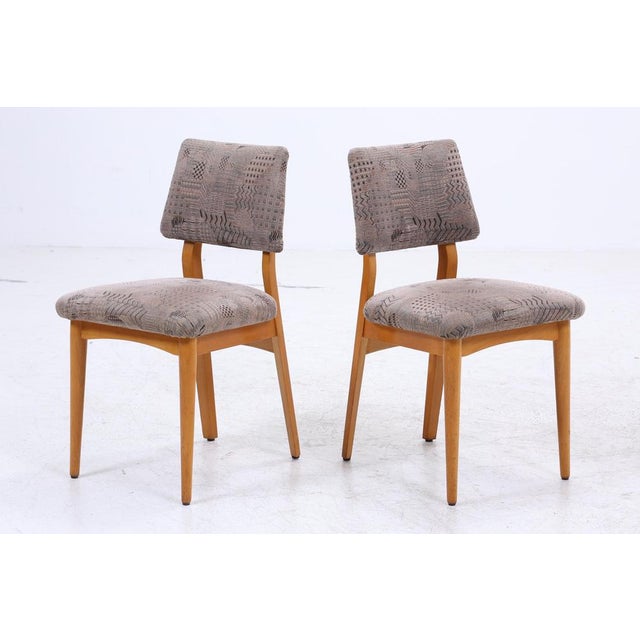 Mid-Century Modern Dining Chairs, 1960s, Set of 2 For Sale - Image 3 of 15