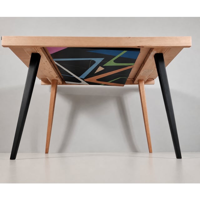 Contemporary Vintage Ash Coffee Table, 1970s For Sale - Image 3 of 11