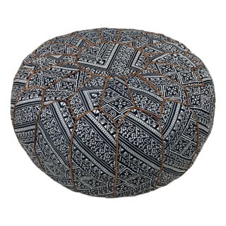Moroccan Ottoman Floor Pouf Cover For Sale