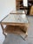 Vintage French Provincial Style Two Tier Marble Top End Tables – A Pair For Sale - Image 10 of 17
