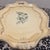 1940s Vintage Italian Florentine Wood Serving Tray - Hand-Painted Roses & Scalloped Gilt Edge For Sale - Image 5 of 7