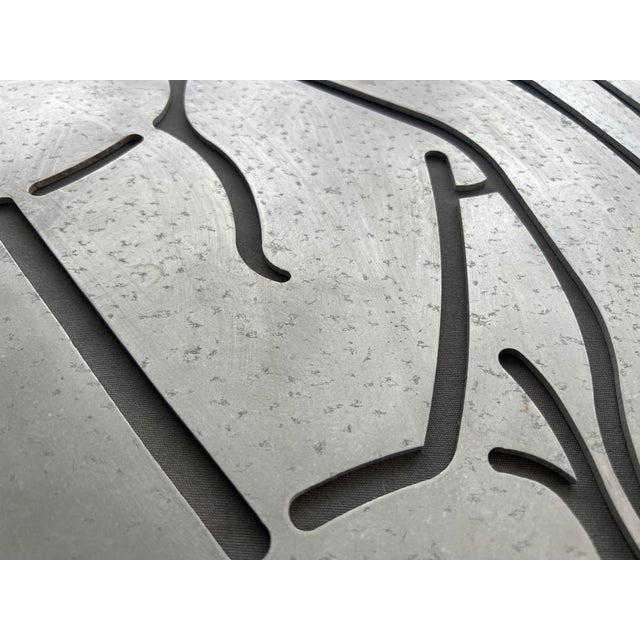 Stephen Littlefield, Orlando Sculpture Plaque, 1980s, Aluminum For Sale - Image 4 of 10