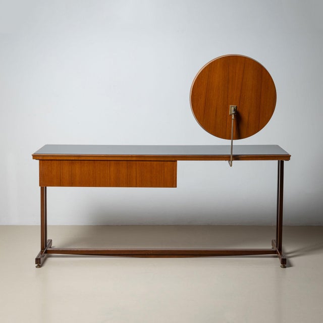 Italian Mid-Century Dressing Table, Attributed to Silvio Cavatorta, 1950s For Sale - Image 9 of 9