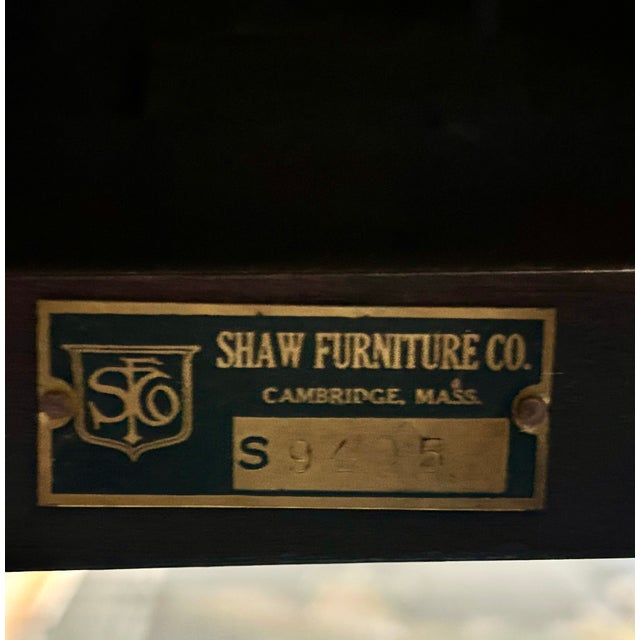 Carved Mahogany Vitrine Display Cabinet For Sale - Image 14 of 16
