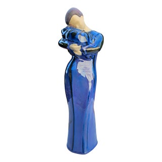 Ceramic Mother and Child Figurine by Ewa Jarenskog for Jie Gantofta, 1970s For Sale