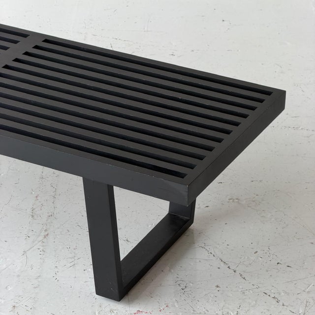 Herman Miller 1990s Nelson Slat Bench by George Nelson for Herman Miller For Sale - Image 4 of 6