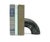 Bijan Green Marble Arch Bookends: Vintage Stone Decor by Bijan, Set of 2 For Sale - Image 4 of 12
