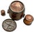 Fine Quality Antique American Solid Bronze and Sterling Silver 3 Piece Tobacco Humidor Smoking Set Circa 1890s For Sale - Image 16 of 18