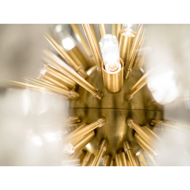 Large Sputnik Rock Crystal Chandelier "Nova", Limited Edition For Sale - Image 9 of 10